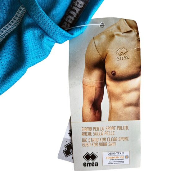 NWT Erreà Italian Vollyeball Jersey Workout Sport Ventilated Tee Size XXL - Picture 5 of 11